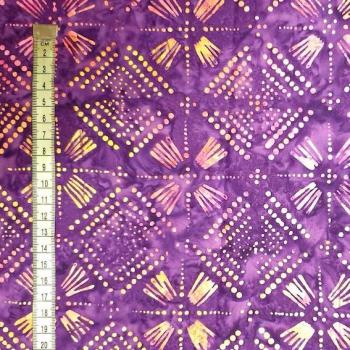 Preview: PURPLE - Heliotrope - Batikstoff aus Indonesien